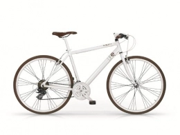 MBM Bici Bicicletta uomo Hybrid ibrido 28 Life bianca alluminio MBM