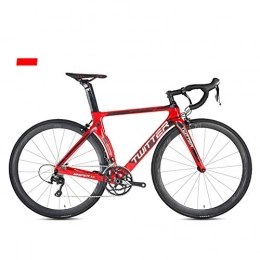 BIKERISK Bicicletta da Bici da Corsa in Fibra di Carbonio a 16 velocità da Corsa su Strada Manico sniper2.0 Ciclismo Uomo e Donna,1,48cm