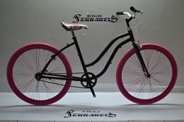 Cicli Ferrareis Bici Cicli Ferrareis Fixed Bike Single Speed Bici Scatto Fisso Fucsia Nero Personalizzabile