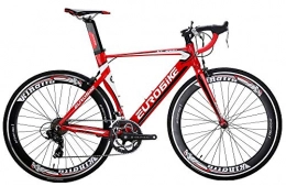 CXSMKP Road Bike Luce Telaio in Alluminio Biciclette Bicicletta da Corsa Mens 14 velocit in Bicicletta 54 Centimetri, Rosso