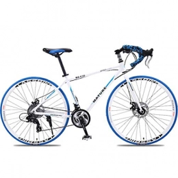 Domrx Bici da strada Domrx 21 / 27 / 30 / 33 Speed ​​Turn Manubrio Racing Road Fine Ruote Entry Level velocità Bianco Blu_30