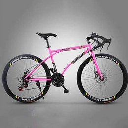 Domrx Bici da strada Domrx Attrezzi per Biciclette con Manubrio Curvo da 26 Pollici a 21 velocità-Rosa