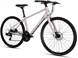 LFSTY Bici Donne Bici da Strada, 21 velocità Freno a Disco Meccanico Bicicletta Urbana, Ultralight Telaio in Lega di Alluminio Bicicletta da Strada, Pink, XS