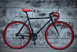 Dszgo Bici da strada Dszgo 26 pollici, 30-coltello, Bianco, nero e rosso modello Biciclette con le corna, biciclette for giovani uomini e donne Gli studenti, Strada urbana Biciclette, acciaio al carbonio Cornici, Racing C