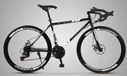 Dszgo Bici da strada Dszgo Freni Manubrio Artiglio 26 pollici 40 Coltello doppio disco meccanico può essere spostata corsa di strada Pure Black Frame Ciclismo Città bicicletta giovani uomini e donne della bici adulta dell