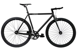 FabricBike Bici FabricBike Original Pro -Bicicletta Fixie Nera, Single Speed, Flip-Flop, Fixie Bike, Telaio Hi-Ten di Acciaio, 10, 45 kg. (Taglia M) (Pro Fully Matte Black, M-53cm)