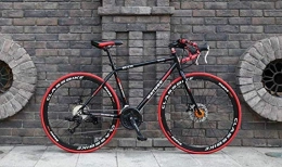 giyiohok Bici giyiohok Bici da Strada Bici da Montagna Bici da Coda Dura Bici da 27 Pollici 21 / 27 / 30 / 33 Bici da velocità Bici Antiscivolo Bicicletta con Freno a disco-30 velocità_Nero Rosso