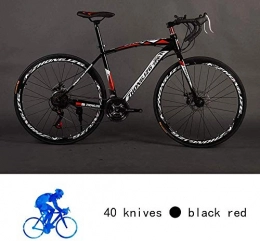 giyiohok Bici giyiohok Mountain Bike Bici da Strada Bici da Coda Dura Bici da 26 Pollici Bici per Adulti in Acciaio al Carbonio Bici 21 / 24 / 27 / 30 velocità Bici Bici colorata-27 velocità_Nero Rosso