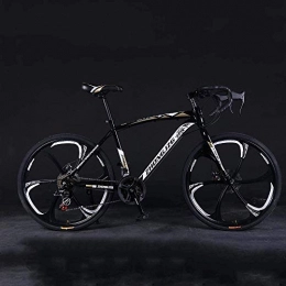 giyiohok Bici da strada giyiohok Mountain Bike Bici da Strada Bici da Coda Dura Bici da 26 Pollici Bici per Adulti in Acciaio al Carbonio Bici 21 / 24 / 27 / 30 velocità Bici colorata-24 velocità_Oro Bianco e Nero