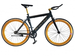 Helliot Bikes Bici Helliot Bikes Light Seed VII, Bici Fixie Unisex-Adult, Dorato / Nero, M-L