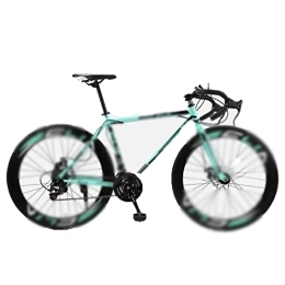 HESND Bici HESND zxc Biciclette per Adulti Bici da Strada Fissa Bicicletta Uomini e Donne Speed Bender Corsa Freno A Disco Bicicletta 26 Pollici 60 Coltello Adulto Da Corsa