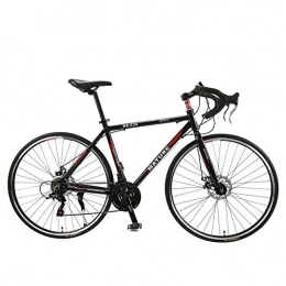 Hyuhome 26.5in Biciclette Lega di Alluminio 700C Ragazze MTB Dirtbike, Mountain Bike 30 ingranaggio Bici della Rotella della sporcizia con Shimano Sora,Black Red