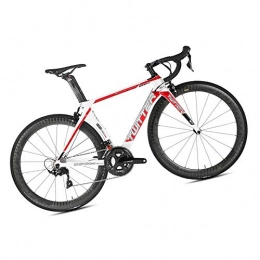 JJIIEE Bici da strada JJIIEE Bici da Strada Fuoristrada Ruote 700C Freno a Disco a 22 velocità Bici da Strada in Alluminio, cursore Riflettente colorato Laser UV, Bicicletta da Corsa più Veloce e più Leggera, H, M