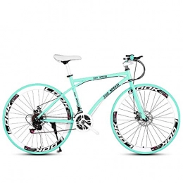 LRHD Bici da strada LRHD Le biciclette da uomo e da donna Road, 24 velocit Biciclette 26 pollici, for adulti-solo, acciaio al carbonio Telaio, Strada di corsa della bicicletta, ruote della bicicletta della strada a dopp