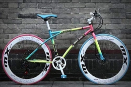 MJY Bici MJY Biciclette da 26 pollici, bici da 24 velocità, per uomo e donna, per soli adulti, telaio in acciaio ad alto tenore di carbonio, bici da corsa, bici con ruote 6-24
