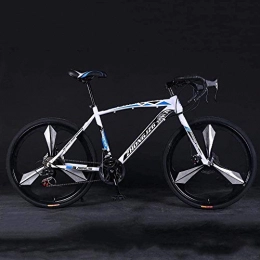 giyiohok Bici Mountain bike bici da strada bici da coda dura bici da 26 pollici bici in acciaio al carbonio bici per adulti 21 / 24 / 27 / 30 velocità bici bicicletta colorata-24 velocità_Bianco Blu Nero Argento