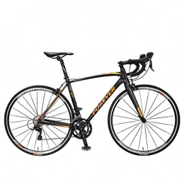 NENGGE Bici da strada NENGGE Adulti Bici da Strada, 18 velocità Ultralight Telaio in Lega di Alluminio Bicicletta, 700 * 25C Pneumatico, Shift Gears Strada Bicicletta, Nero