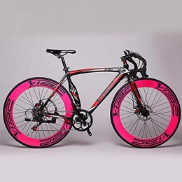 peipei Bici peipei Bici da Strada 48cm 51cm 54cm Telaio 700C X 70mm Bicicletta a velocit variabile Bici da Strada Freno a Disco Bici da Strada-Pink_54CM