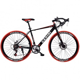 Qinmo Bici da strada Qinmo Mountain bike, bici da strada 27 pollici Outdoor Ciclismo adulti Bicicletta da corsa 30 Velocit curvo manubrio in lega leggera struttura di alluminio biciclette doppio freno a disco della citt