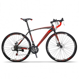 CLOUDH Bici Road Bike 700C Bici da Strada da Uomo, Cambio A 21 velocità Bici da Strada Ultraleggera, Telaio in Acciaio al Carbonio E Doppio Freno A Disco, Unisex per Uomo, C