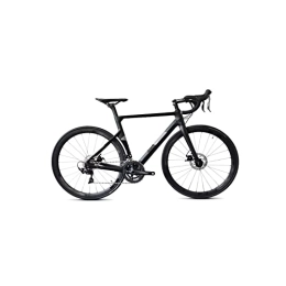 TABKER Bici da strada TABKER Bici da strada Professional Racing Bike 22 Speed Adult Bike Carbon Fiber Frame Road Bike (Color : Schwarz, Size : S)