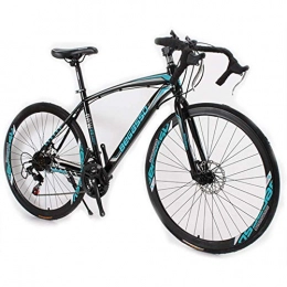 WSJ Bici da strada WSJ Mountain bike a velocità variabile bicicletta adulto maschio e femmina studenti piegati biciclette 21 accelerato mountain bike, blu