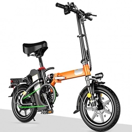 0℃ Outdoor Bici 0℃ Outdoor Bicicletta Elettrica Pieghevole, 14 Pollici Smart Bici Elettrica Pedalata Assistita con LCD Display, Portatile Compatta E-Bike con 48V Batteria Rimovibile, Unisex, Deluxe Edition, 48v 30a