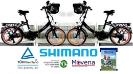 Elektrofahrradhandel.de GmbH Bici 2 X TÜV testato e certificato Bicicletta elettrica – Batteria 36 V 15 AH, 20 pollici Pedelec della bici pieghevole, colore: nero opaco 36 V 15 AH batteria & # x2714; 150 km portata & # x2714; Top servizio clienti