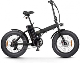 Capacity Bici elettriches 20 in pneumatico a grasso nevoso Ebike 36v 250w pieghevole bicicletta elettrica con la batteria al litio rimovibile da 10ah a foldaway a commutazione bici, per adulti uomo donna