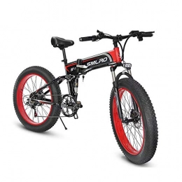 KETELES Bici 26" Bici Elettrica Pieghevole, Bicicletta Elettrica per Adulto Donna e Uomo, Mountain E-Bike con 1000W Motore + 48V 13AH Batteria Agli Ioni di Litio Rimovibile+4.0 Ruote Fat