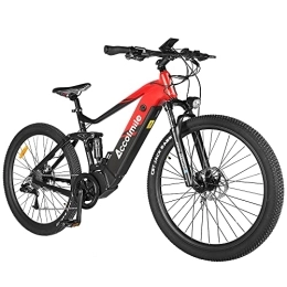 Accolmile Bici elettriches Accolmile Cola Bear 27, 5 Pollici 29 Pollici, Motore Centrale BBS01B, 80Nm, E-MTB Pedalata Assistita Unisex Adulto 9 Velocità 8 Velocità