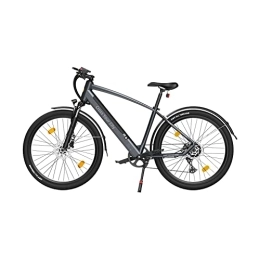 Generic Bici elettriches ADO DECE 300C City Commuter Bici Elettrica, 250W Brushless Power Motor, 9 Velocità Shimano, 10.4Ah Batteria Rimovibile, Freni a Disco Idraulico, Leggero (Grigio)