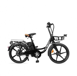 AISHFP Bici elettriches Adulti 20 Pollici Commuter Bici elettrica, Display LCD Batteria al Litio Electric City Commuter Biciclette, Telaio Lega di Alluminio E-Bikes, D