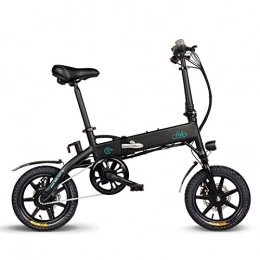 AEVOBAS Bici elettriches AEVOBAS Bicicletta Elettrica Pieghevole, 250W, Batteria 36V 10.4Ah 374.4Wh 14