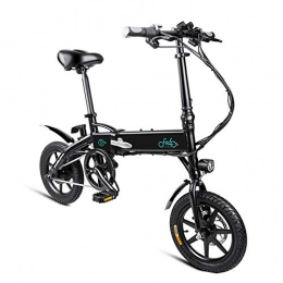 AEVOBAS Bici elettriches AEVOBAS Bicicletta Elettrica Pieghevole, 250W, Batteria 36V 7.8Ah 280.8Wh 14' (Nero)