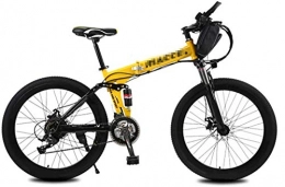 LKLKLK Bici elettriches Aggiornato Elettrica Mountain Bike, 250W 26 '' Bicicletta Elettrica con Rimovibile 36V 12 AH agli Ioni di Litio, 21 velocit Shifter, con Un Sacchetto