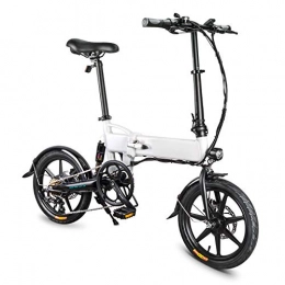 Alftek Bici elettriches Alftek Bicicletta elettrica Pieghevole Bicycle Bicicletta elettrica in Lega di Alluminio 16 Pollici Portatile 250W 25KM / H 3 modalit