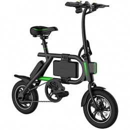 AOLI Bici elettriches AOLI Bici elettrica, con illuminazione a LED Viaggi Pedale piccola batteria auto in lega di alluminio Telaio due ruote Mini Pedale auto elettrica per Ambientazione esterna Adulti Avventura