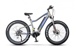 Argento Bici elettriches Argento Elephant PRO, Bicicletta elettrica Mountain bike, Assicurazione AXA "Tutela Famiglia" inclusa, – Adulto, Blu, Telaio 46 cm