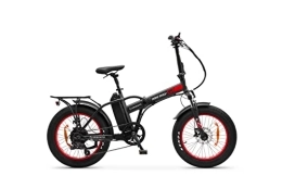 Argento Bici Argento Mini Max GT Foldable E-bike, Ruote Fat 20" x 4, Freni Idraulici, Batteria 615Wh, Motore 250W, Peso Max Supportato 100 kg, Ar-bi-220010