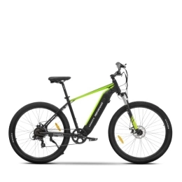 Argento Bici Argento Performance Mountain e-bike, Bici Elettrica, Batteria 468W, Motore 250W, Cambio Shimano 7 rapporti, Freni a Disco, Ruote 29