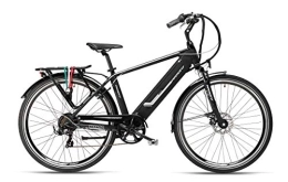 ARMONY Bici elettriches Armony Monza, Bicicletta Elettrica Unisex Adulto, Nero, 28