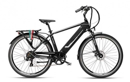 ARMONY Bici elettriches Armony Monza, Bicicletta Elettrica Unisex Adulto, Nero Grigio, 28"