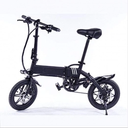 AYHa Bici AYHa Mini bicicletta elettrica pieghevole, 250 W Bicicletta elettrica da 14 pollici con batteria agli ioni di litio rimovibile da 36 V 8 Ah con porta di ricarica USB Bicicletta ecologica per adulti U