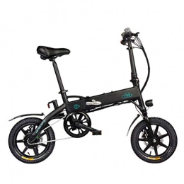 barsku Bici elettriches barsku Bici elettriche FIID0 D1, Bici elettrica Leggera Pieghevole 250W 36V con ghiaione LCD da 14 Pollici per Ragazzi e Adulti