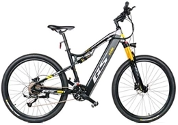 RDJM Bici Bciclette Elettriche, 27.5 pollici elettrico Biciclette Aria pressione ammortizzante della forcella, 48V / 17, 5A biciclette for Outdoor Ciclismo Viaggi Work Out for adulti for la Mens ( Color : Gray )