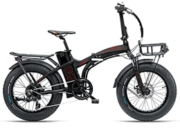 ARMONY Bici elettriches BICI 20 ELETTRICA ASSO PEDALATA ASSISTITA FAT BIKE ARMONY NERO-ROSSO