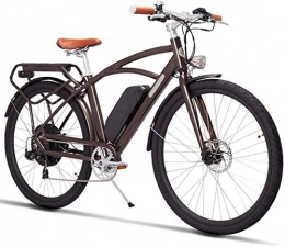 Capacity Bici elettriches Bici da 26 pollici per adulti City Bike Electric Bike Design retrò con pedale Ebike Ebike 400W48V auto elettrica al litio adatta per anziani / signore / uomini, 28in, 28in