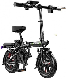 Capacity Bici elettriches Bici da neve elettrica, biciclette elettriche veloci per adulti piegatura della bici elettrica per adulti, 14"bicicletta elettrica / per il pendolari.