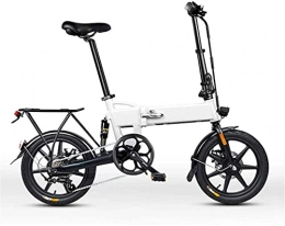 Capacity Bici elettriches Bici da neve elettrica, Bike elettrica pieghevole per adulti, 6 velocità 250W 16 pollici E-bike con rimovibile 36V 7.5Ah / 10.5Ah Freni a doppio disco.